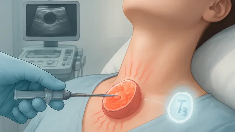 Ablação por Radiofrequência Reduz Nódulos Tireoidianos Tóxicos em 41 Pacientes