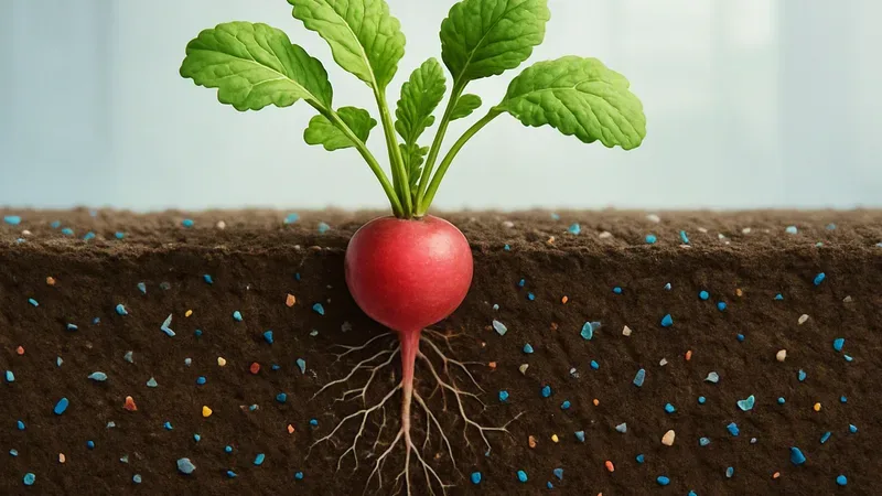 Como Plantas de Rabanete Ajudam o Solo a Resistir aos Microplásticos